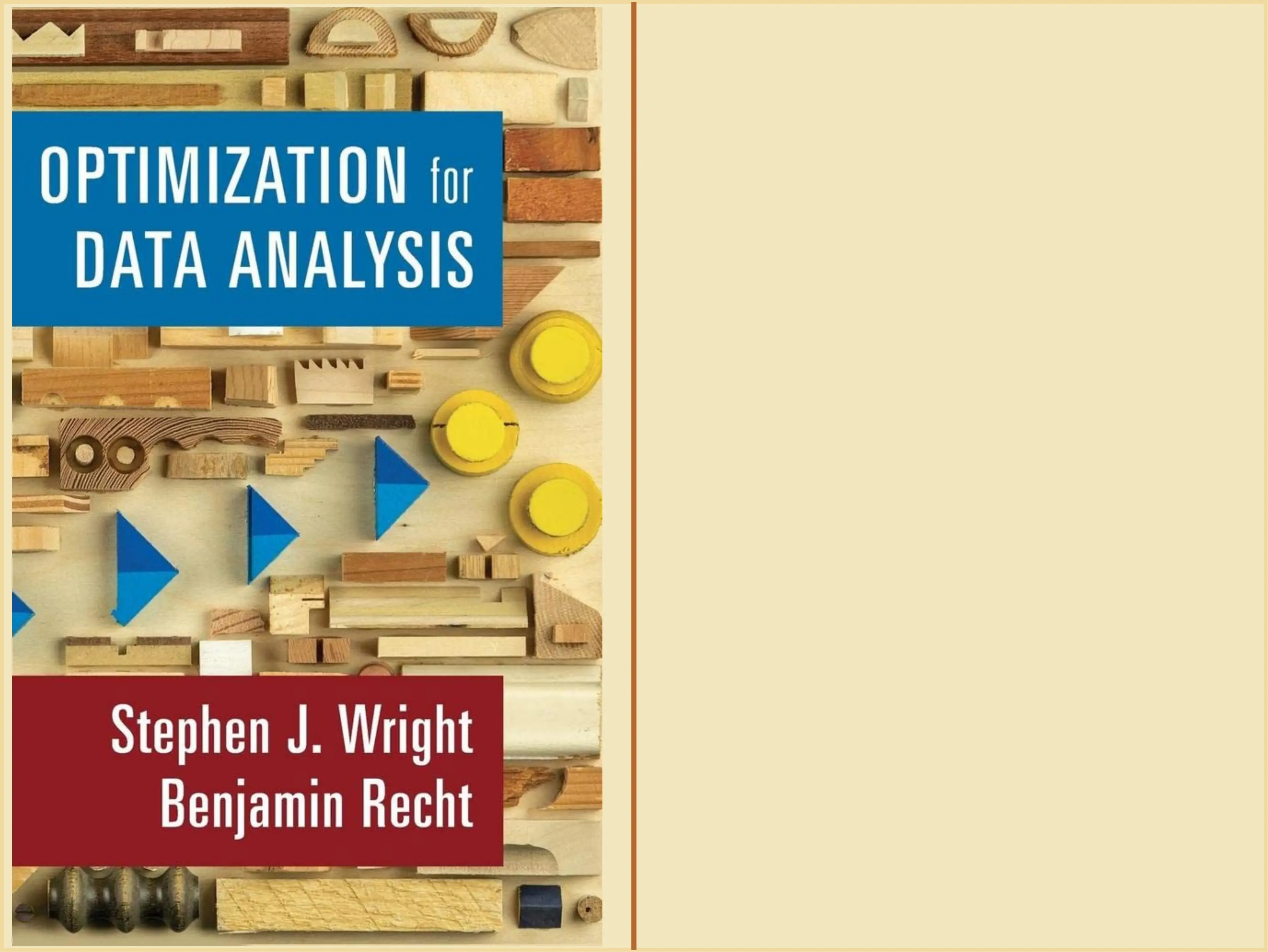 Optimization for Data Analysis cover